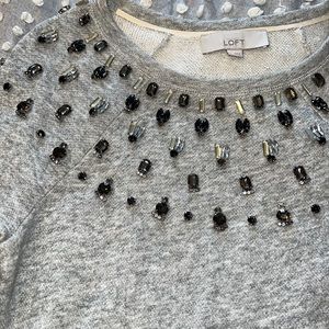 LOFT embellished sweatshirt